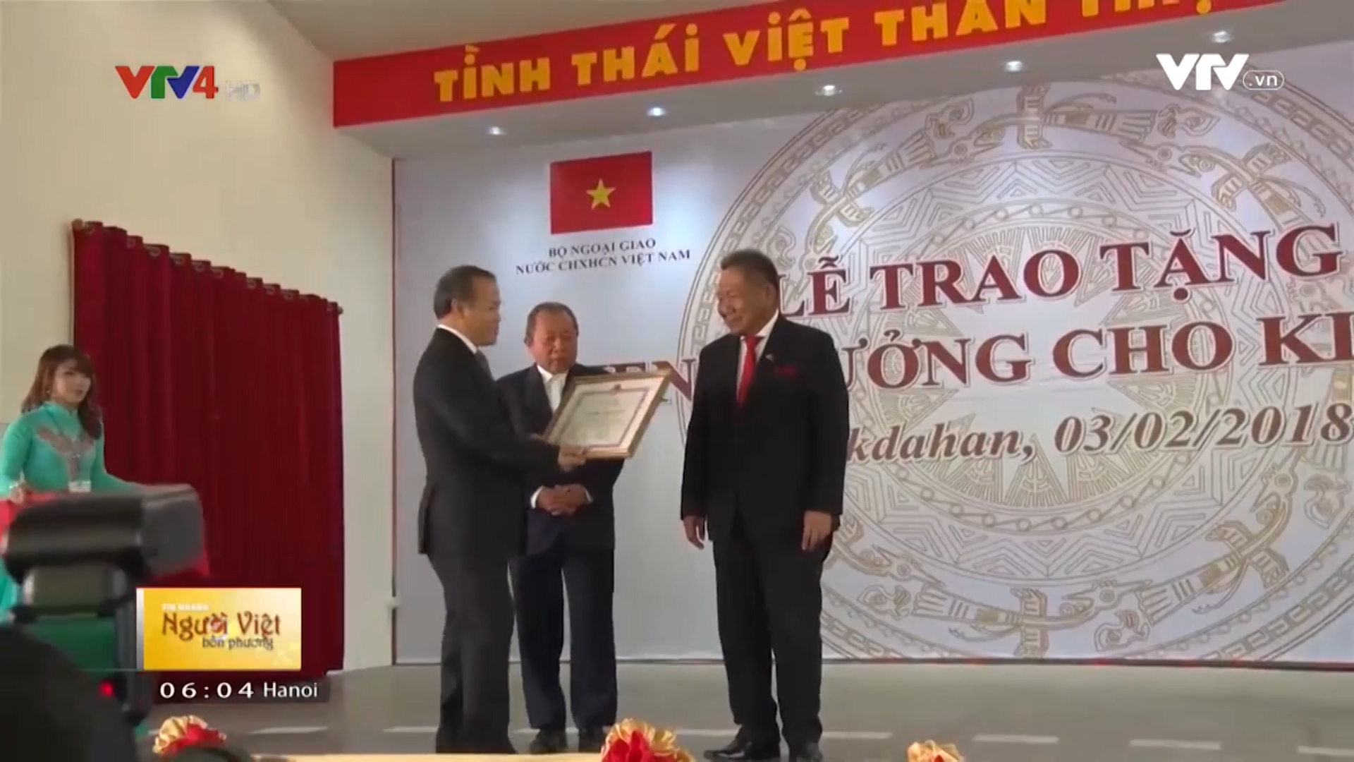 Chính phủ Việt Nam trao tặng huân, huy chương cho kiều bào Thái Lan